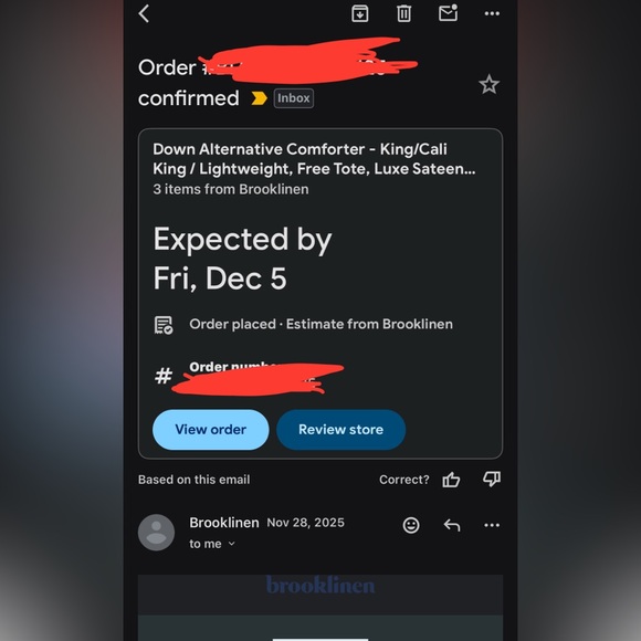 Brooklinen Down Alternative Comforter - Picture 9 of 10